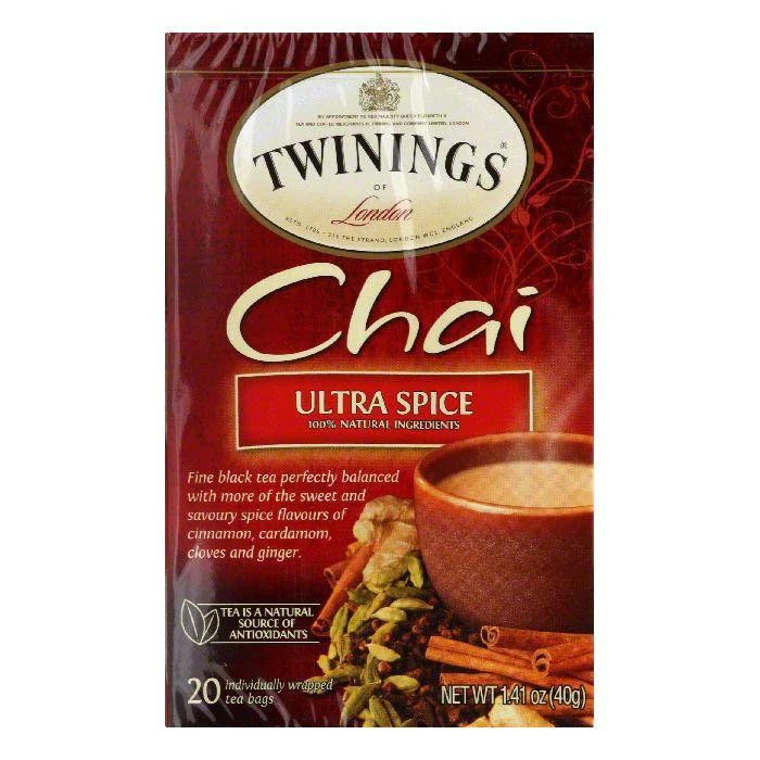 Twinings Chai Ultra Spice Tee, 20 Beutel – Packung mit 6