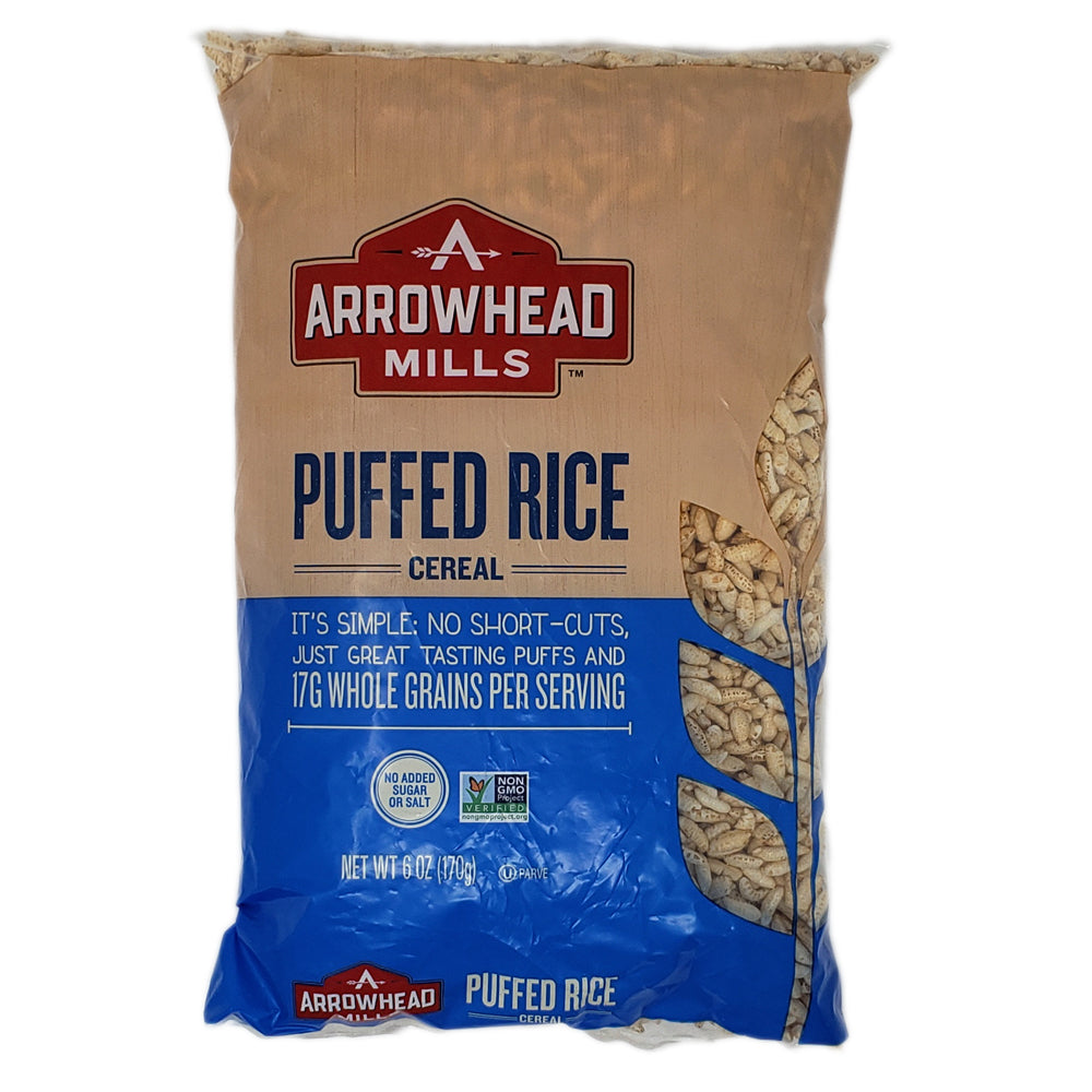 Arrowhead Mills gepuffter Reis mit niedrigem Natriumgehalt