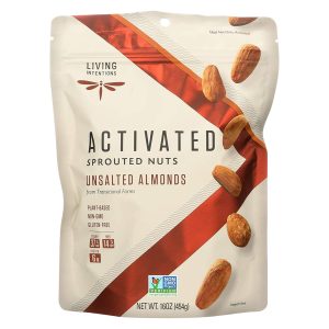 Living Intentions gekeimt Mandeln ungesalzen – gesund & knusprig Snack