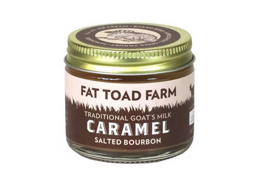 Fat Toad Farm gesalzen Bourbon Ziege Milch Karamell Gläser – 12 x 2oz