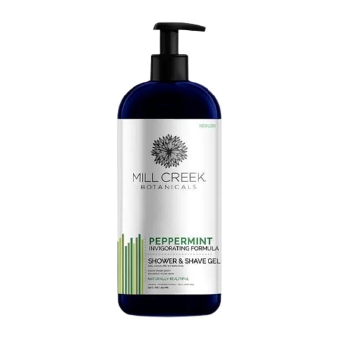 Mill Creek Botanicals – Pfefferminz-Dusch- & Rasiergel