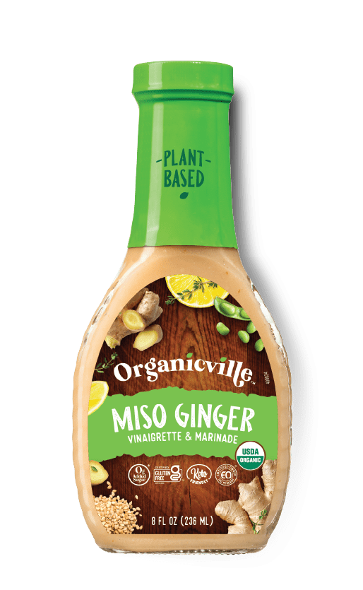 Organicville: Miso Ingwer Vinaigrette und Marinade, 8 Oz – 6er Packung