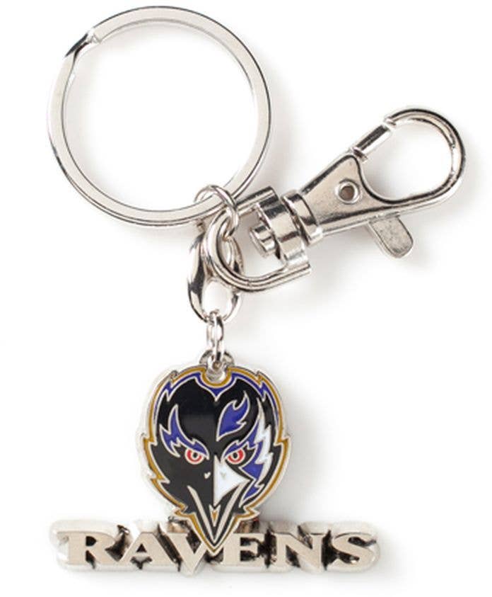 Aminco USA – NFL Baltimore Ravens Logo Schwergewicht Schlüsselanhänger