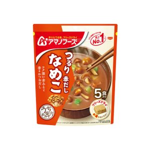 Amano Foods „Itsumo no Omisoshiru“, gefriergetrocknete Miso-Suppe, Nameko-Pilz,5 Portionen