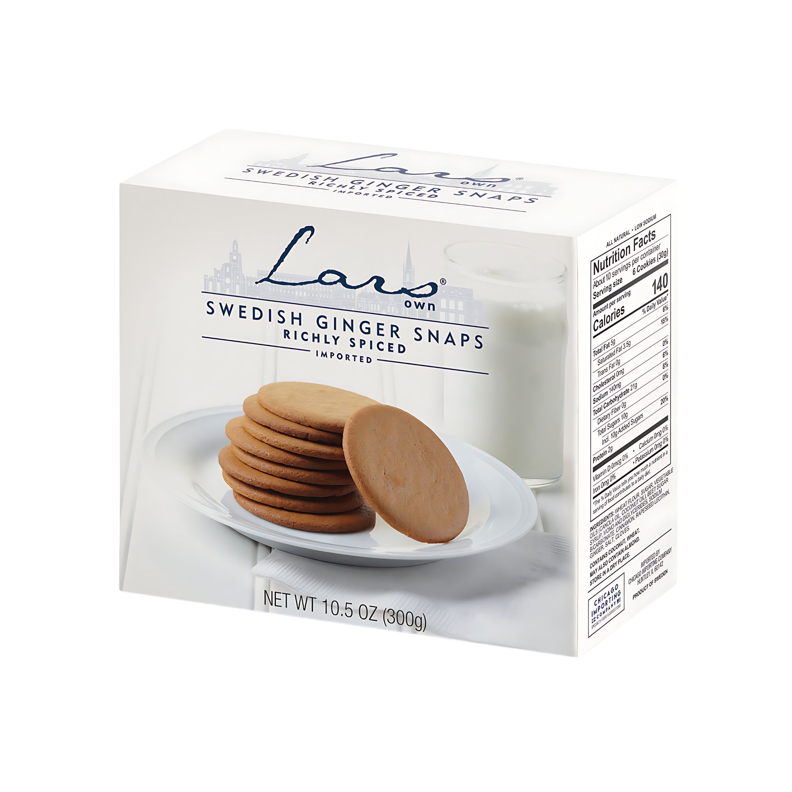 Lars Own Swedish Ingwer Snap Box (Schweden)