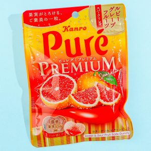 reiner Premium-Gummi – Rubin Grapefruit funkelnd