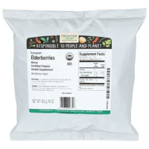 Frontier Herb Bio ganze europäische Holunderbeeren