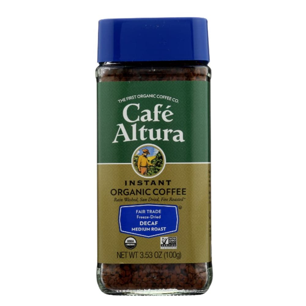 Cafe Altura – Bio Fair Trade entkoffeiniert Instant Kaffee, 3.53 Oz