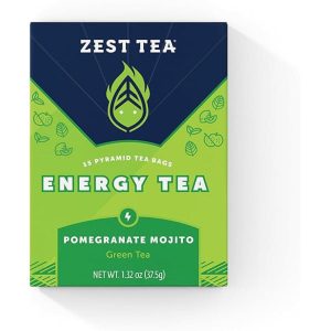 Zest Tee – Grüner Tee Granatapfel Mojito