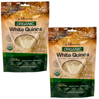 Goldbaum's Bio Weiß Quinoa, koscher für Pessach, 12 oz (Packung mit 2)