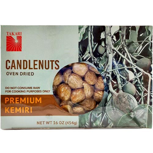 Takari – Ofengetrocknete Kerzennüsse – Premium Kemiri – 16 OZ