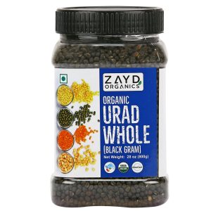 Zayd Bio-Urad ganze (schwarze Gramm Ganz) usda biologisch zertifiziert, 1,7-Pfund