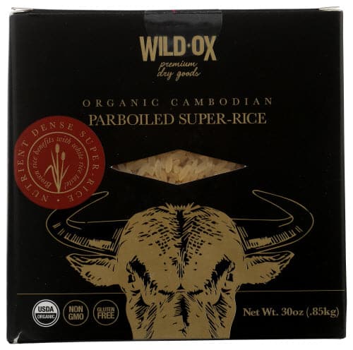 Wild Ox – Bio kambodschanischen Parboiled Super Reis, 30 oz – Packung mit 6