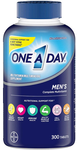 One A Day Herren Multivitamin, 300 Tabletten