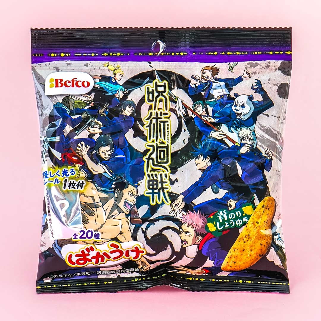 Jujutsu Kaisen Kuriyama Reis Crackers – Nori Sojasauce