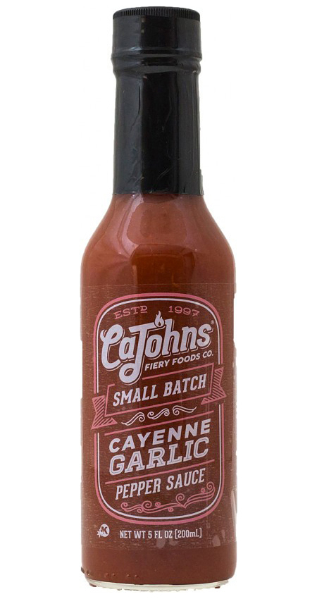 Cajohn's kleine Batch Cayenne Knoblauch Pfeffersauce