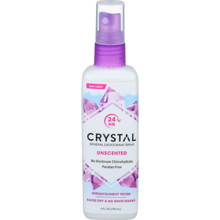 Kristall – Körper Deodorant Spray Unscented, 4 Oz (Packung von 1)