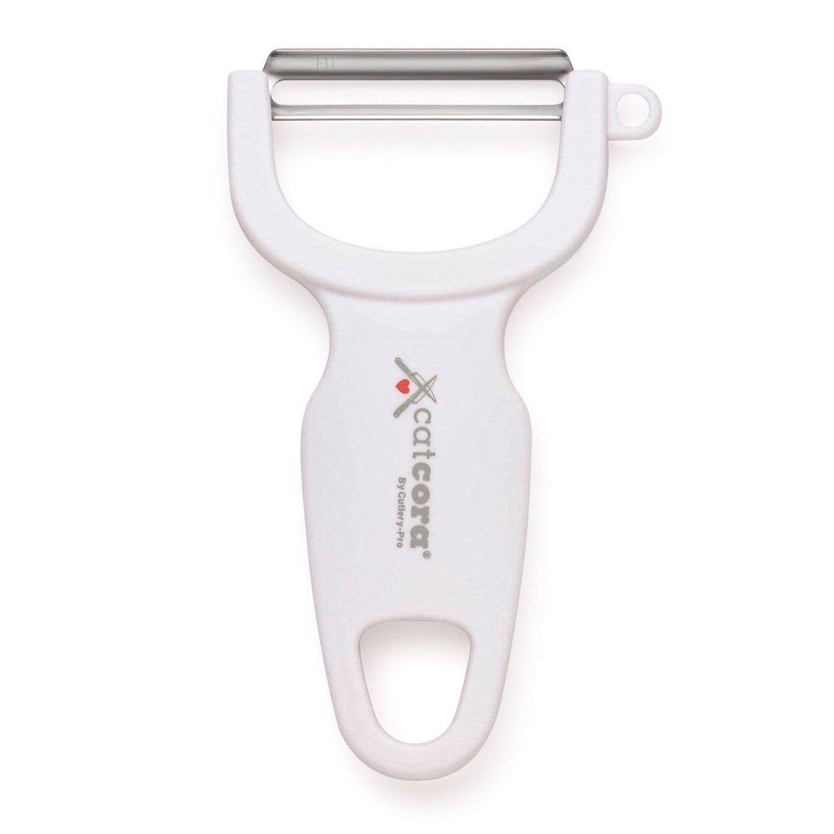 HIC – Harold Import Co. – Cat Cora Swiss-Style Peeler, weiß
