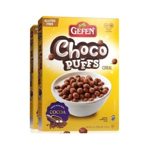 Gefen Getreidepuff Kakao 6 Unzen – Packung mit 12 Stück