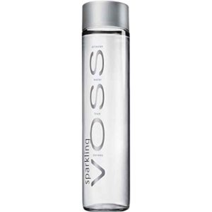 VOSS – Funkelndes Wasserglas, 12.7 Fl Oz – Packung mit 24 Stück