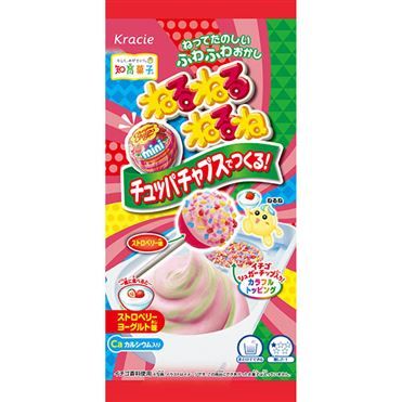 Kracie, “Neru Neru Nerune”, Erdbeerjoghurtgeschmack mit Chupachupus 24g