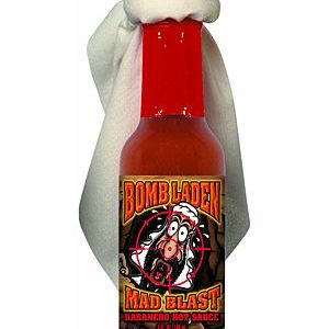 Bomb Laden Mad Blast Habanero (with turban) scharfe Sauce. – 5oz