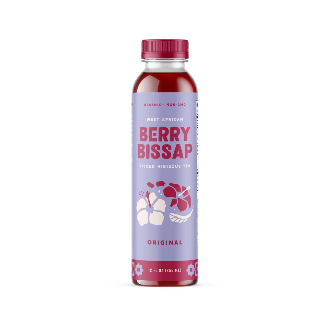 Bio Original Bissap Hibiskus Teeflaschen – 12 x 12 oz
