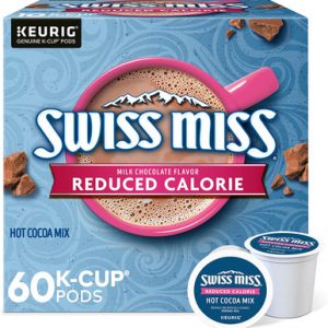 Swiss Miss Reduzierte Kalorien Kakao Keurig Single Serve K Cup Pods, 60 Stück