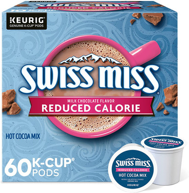 Swiss Miss Reduzierte Kalorien Kakao Keurig Single Serve K Cup Pods, 60 Stück