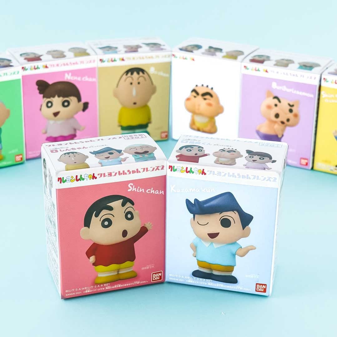 Crayon Shin-chan Freunde Mini Figur 2 mit Gummi