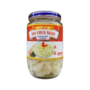Vas Essen eingelegter Knoblauch in Brine