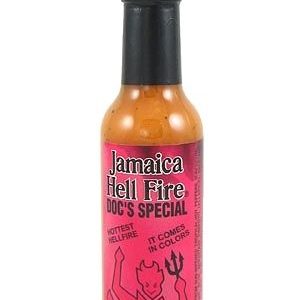 Jamaica Hell Fire Doc’s Special scharfe Sauce, 5,15 Unzen.