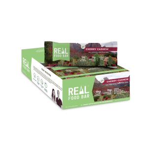 Real Food Bar’s Cherry Cashewstangen – 12-bar-Packung (12 x 2,12 Unzen)