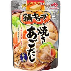 Ajinomoto, Nabe Cube, Suppenwürfel“,Yaki Agodashi“, Fischbrühe, 7 Stück in 1 Beutel