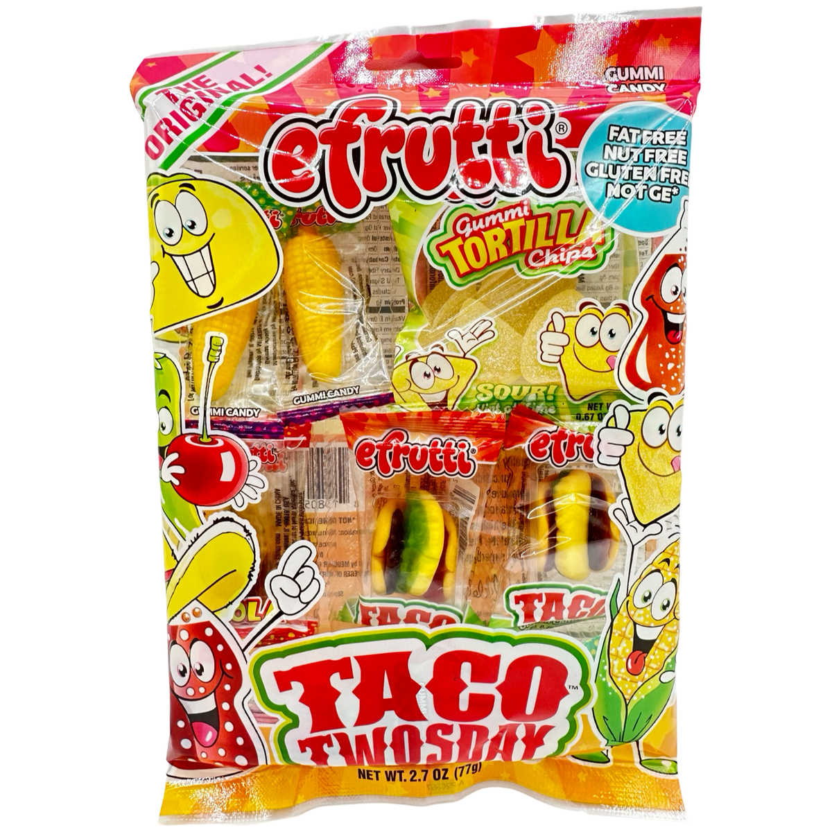 EFrutti – Gummi Süßigkeiten (Tacos Twosday) – 2,7 Unzen