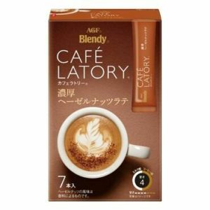 Ajinomoto, Cafe Latory, Haselnuss Latte, 7 Stäbchen in 1 Box