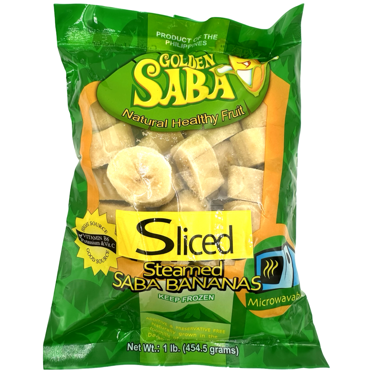 Golden Saba – geschnitten Steamed Saba Banane – 1 LB