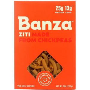 Banza Chickpea Pasta – Nudeln Ziti Kichererbsen, – 8oz