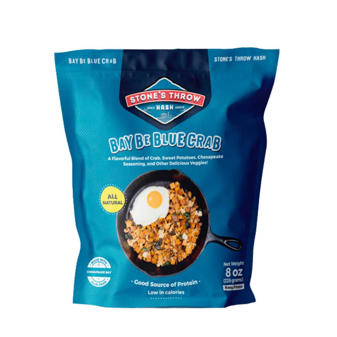Stone's Throw Hash Bay Be Blau Crab Hash Taschen – 6 Taschen x 8 Unzen