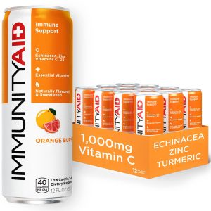 Lifeaid Beverage Co. – ImmunityAid Orange Burst, 12fl – Packung mit 12