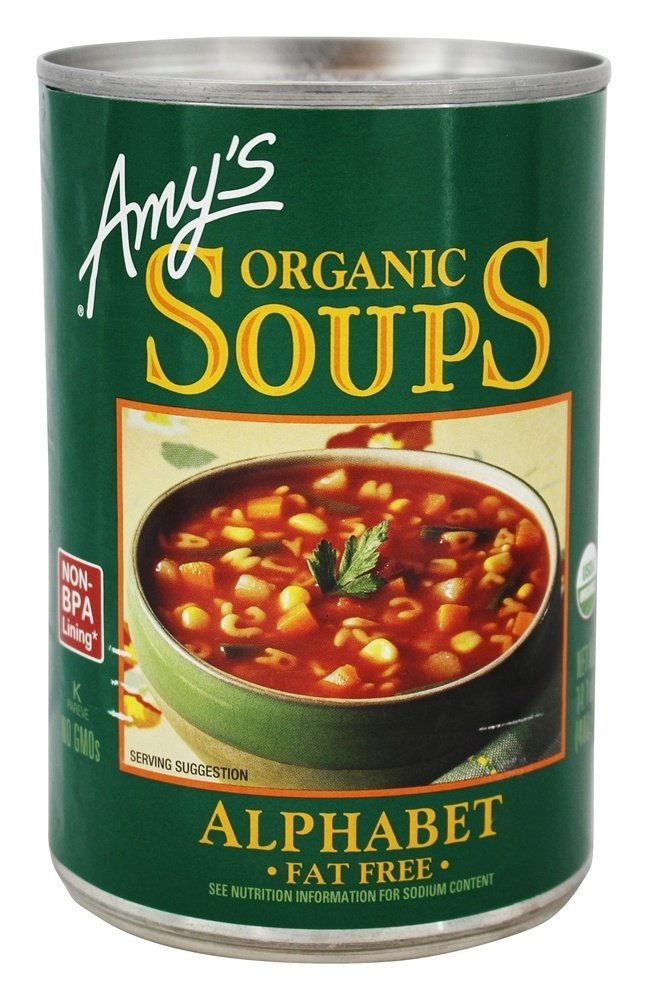 Amy's Soup Alphabet, 14.1 Oz – Packung mit 12 Stück