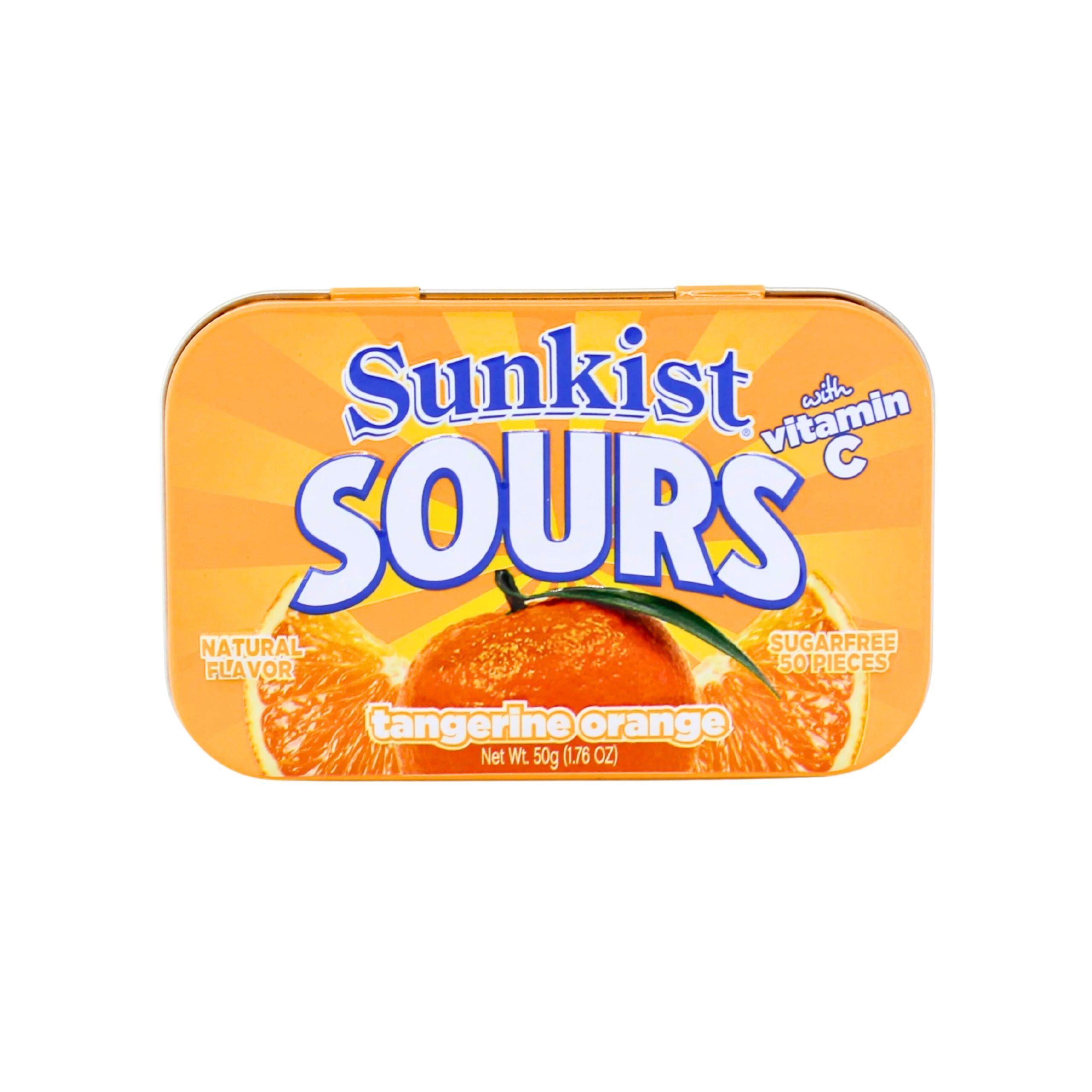 Sunkist saure Bonbons Dose Tangerine Orange (Kanada)