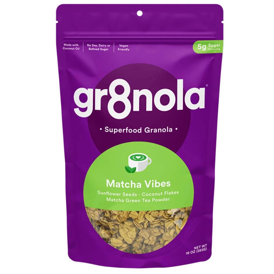 Matcha Vibes Granola Packs – 6 x 10 Unzen