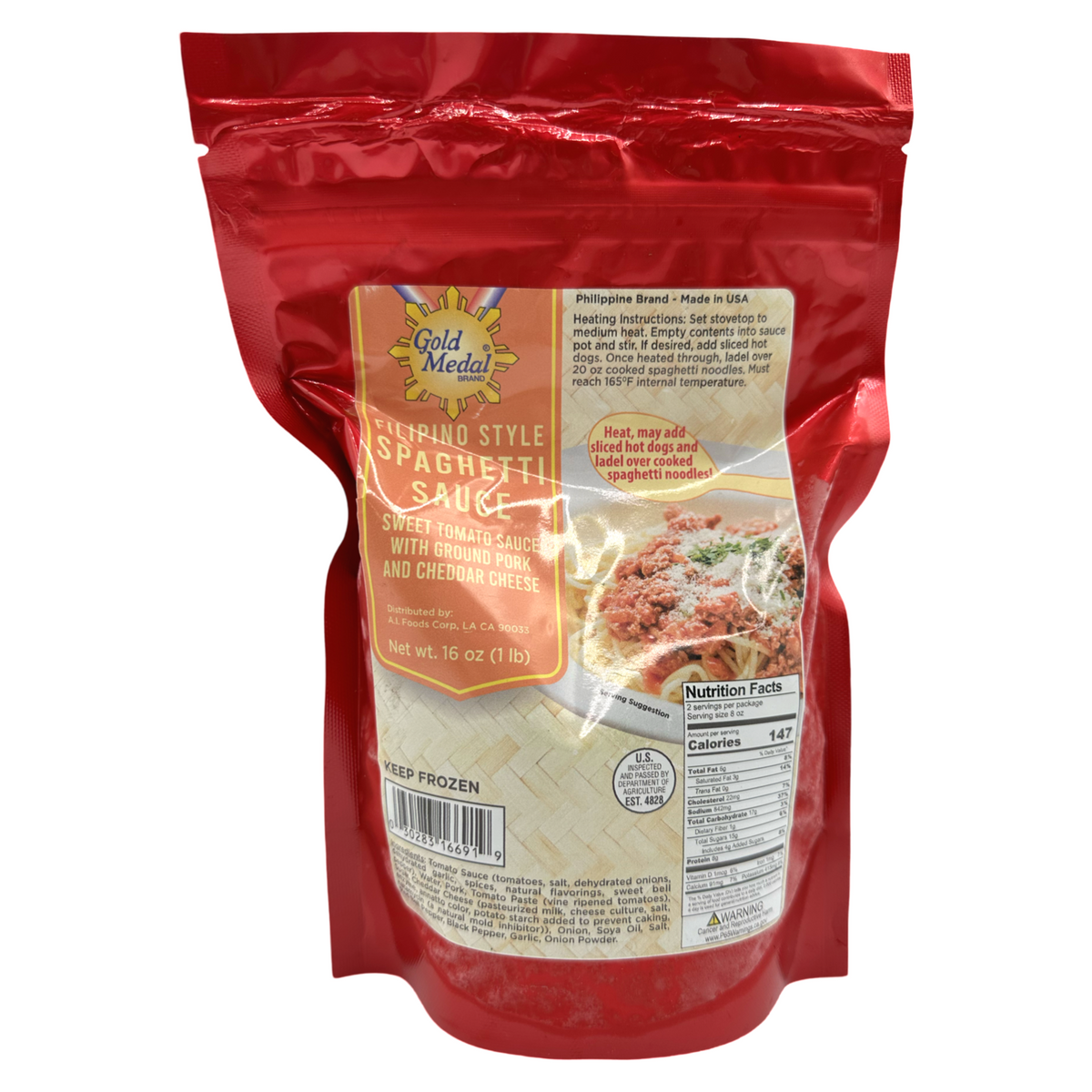 Goldmedaille – Spaghetti-Sauce im Filipino-Stil – 16 Unzen