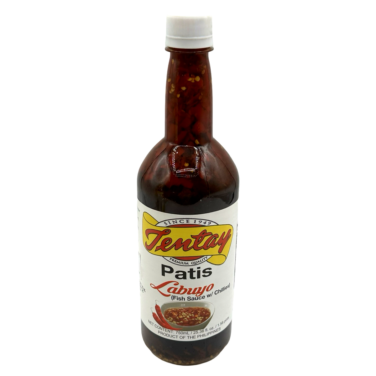 Tentay – Patis Labuyo – Fischsauce mit Chillies – 750 ML