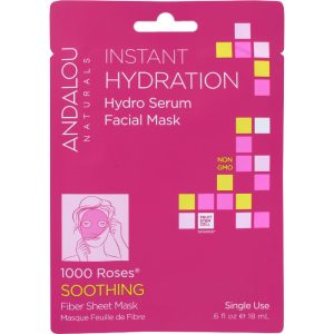 Andalou Naturals – Mask Facial Hydrating Serum, 0,6 Floz – Packung mit 6