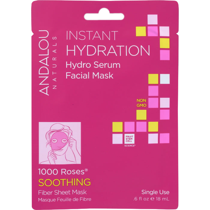 Andalou Naturals Mask Facial Hydrating Serum, 0,6 fl oz – Packung mit 6
