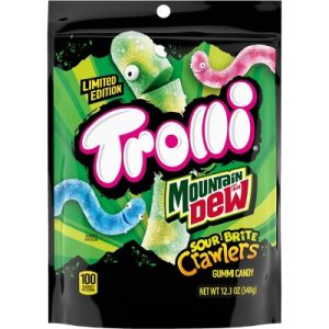 Trolli Mountain Dew – Sour Brite Crawlers Fruchtgummi Süßigkeiten