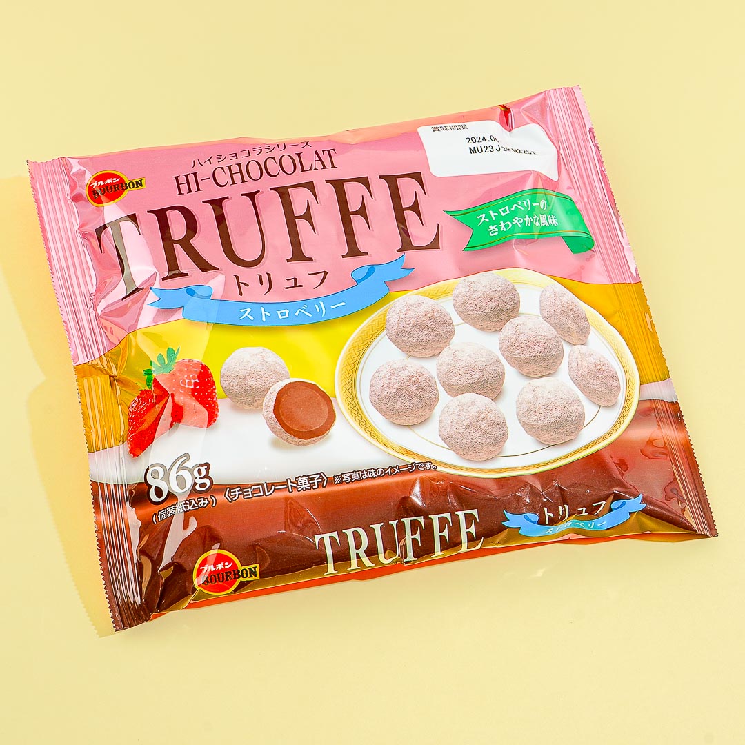 Bourbon Trüffelschokolade – Erdbeere