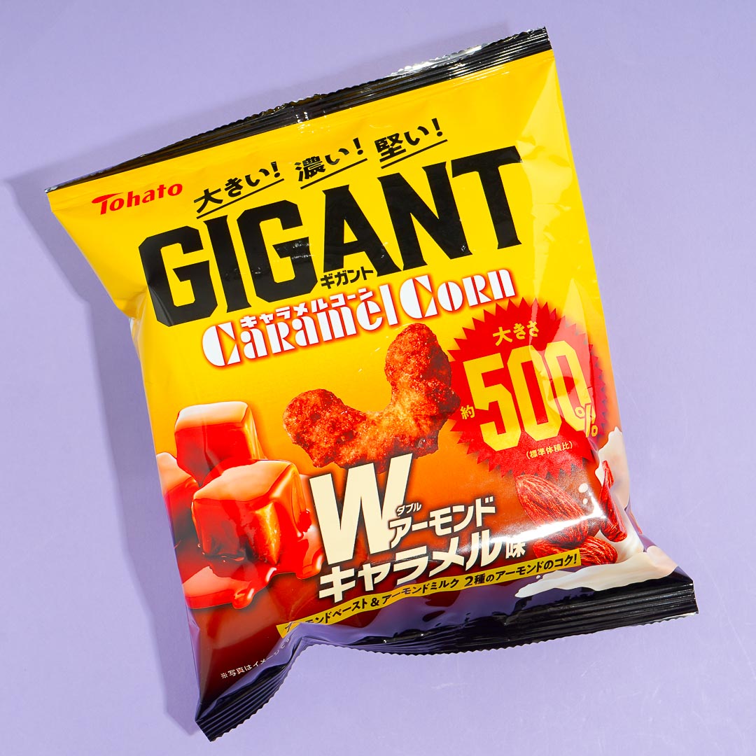 Tohato GIGANT Karamell Mais – Mandel